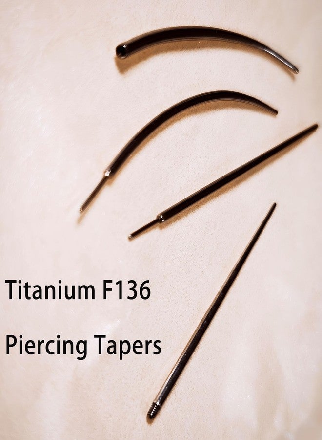 TKWXE 18G Titanium Piercing Taper Insertion Tool for Threaded Threadless Nose Stud Tragus Helix Conch Cartilage Earring Piercing Changing Removal Tool - Image 4